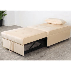 Fauteuil lit simple avec coussin de canapé extensible peu encombrant COOKIE