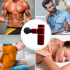 63009 Pistolet de massage à percussion portable rechargeable avec 4 vitesses