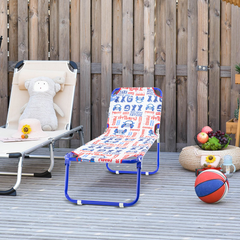 Chaise longue de plage enfant COVERI chaise longue pliante et réglable en métal