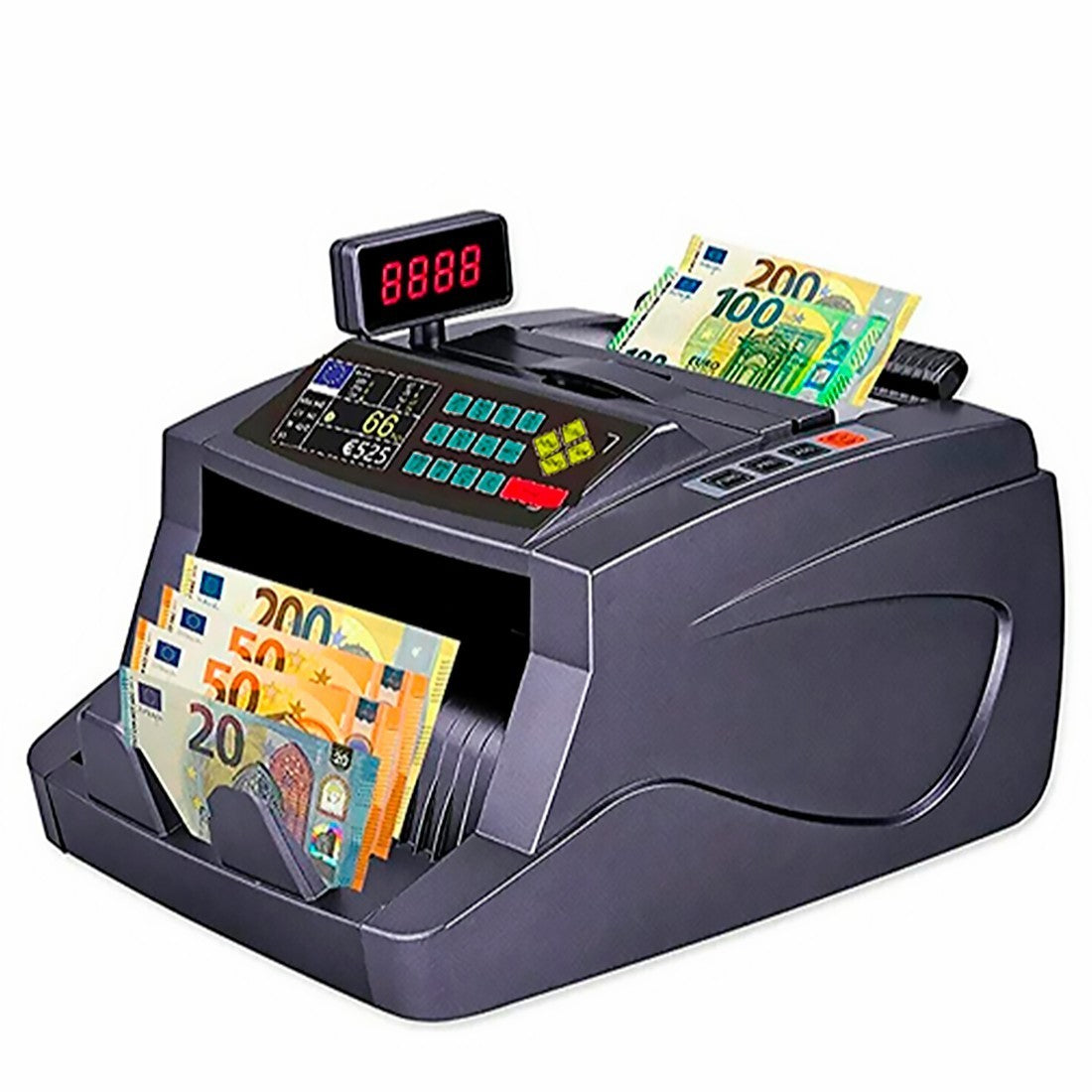 Détecteur automatique de billets contrefaits de banque multi-devises
