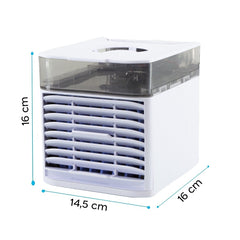 Climatiseur de table portable 802985 Mini chromothérapie réfrigérant 7 LED