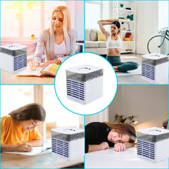 Climatiseur de table portable 802985 Mini chromothérapie réfrigérant 7 LED