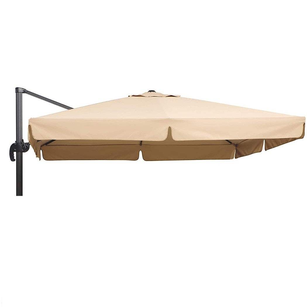 19402 Store de rechange pour parasol décentralisé Rimini 3x4mt Anti-UV Ecru