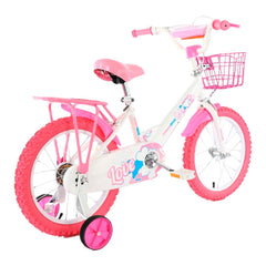 Vélo enfant Magic taille 16" LOVE line âge 5-7 ans roues et panier