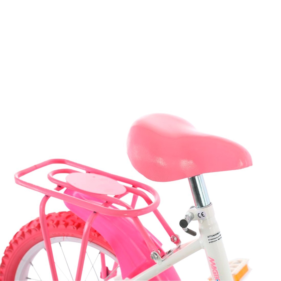 Vélo enfant Magic taille 16" LOVE line âge 5-7 ans roues et panier