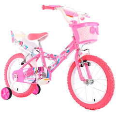 Vélo Magic girl Taille 16" UNICORN line âge 5-7 ans roues et panier