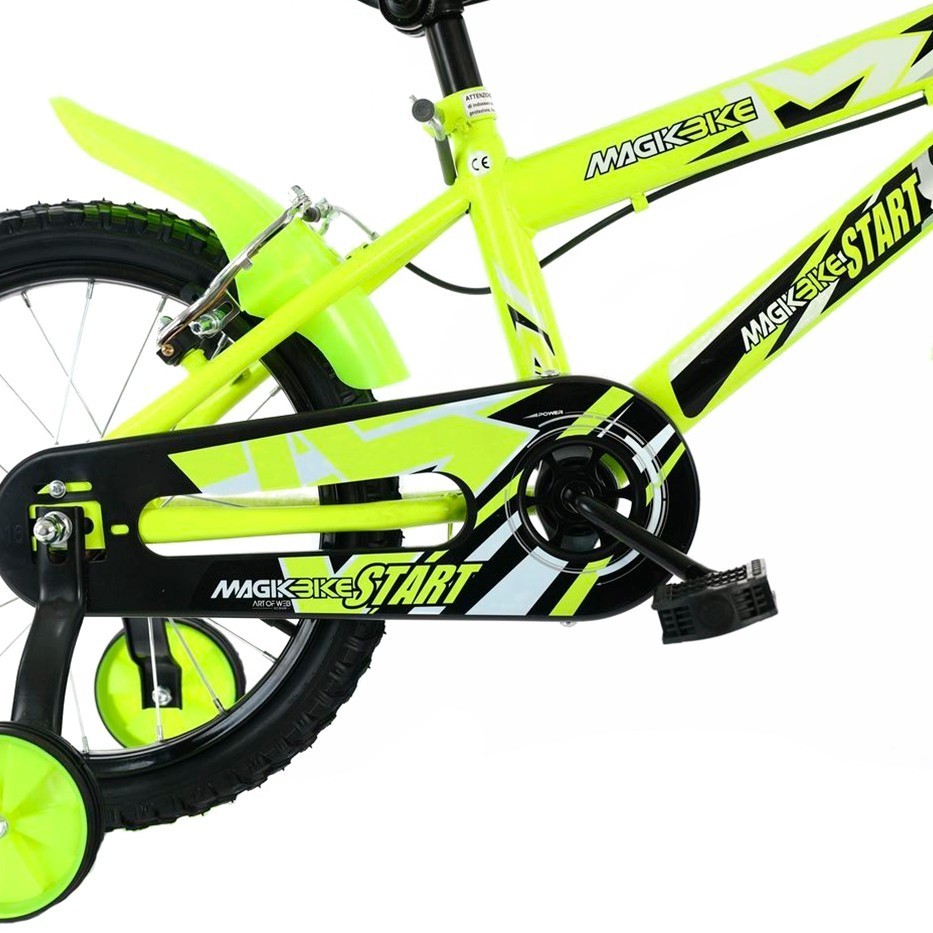 Vélo magique pour enfants taille 16 "Ligne TOP STAR Âge 5-7 ans roues de soutien