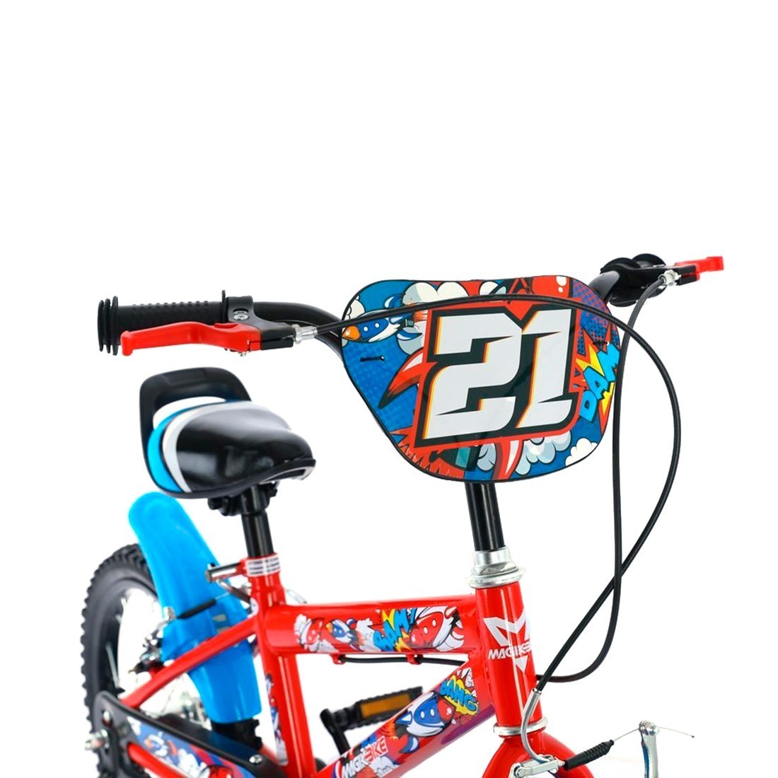 Vélo pour enfants Magic taille 12" BOOM Line Age 3-5 ans avec roues de support