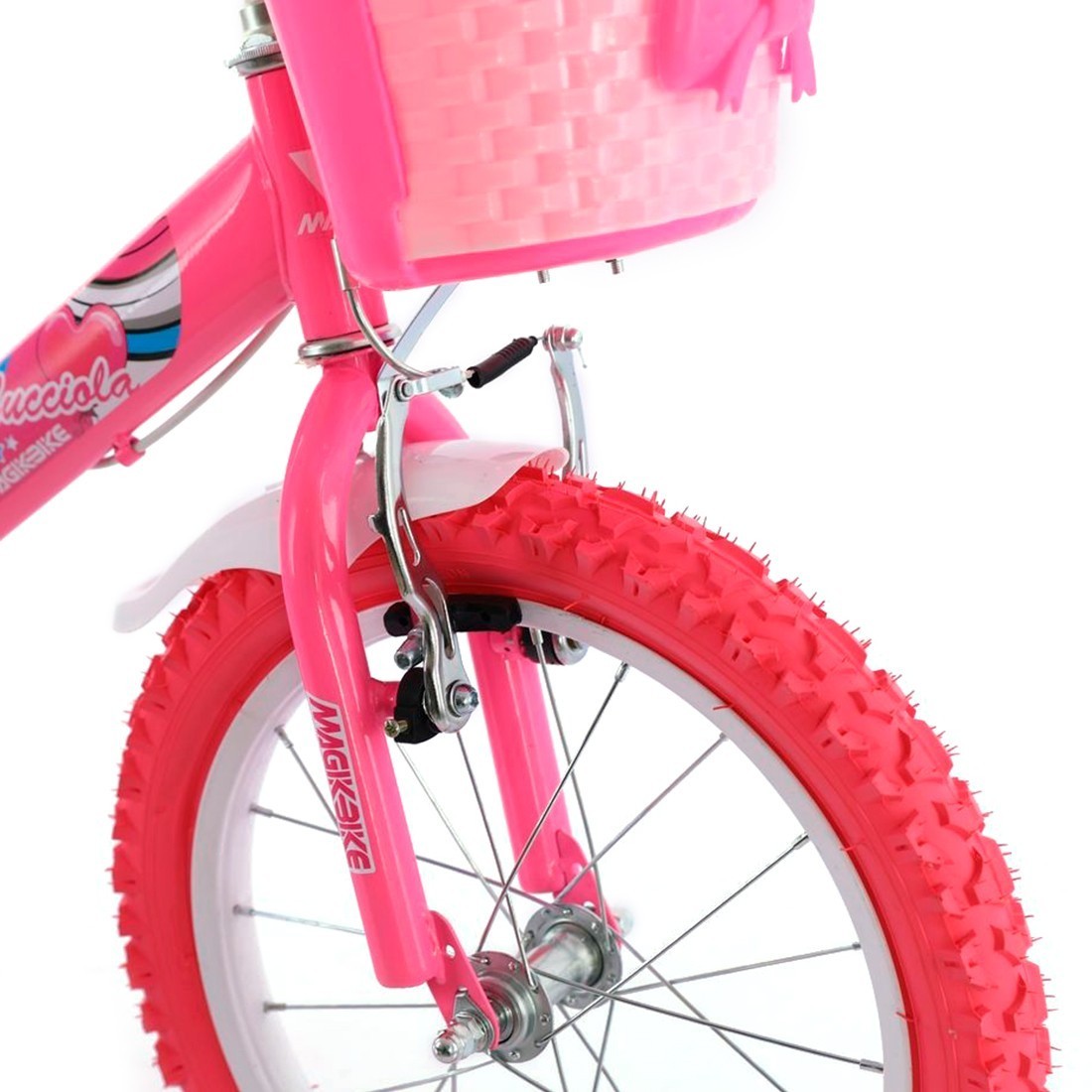 Vélo Magic Girl taille 12" UNICORN Line Age 3-5 ans roues et panier