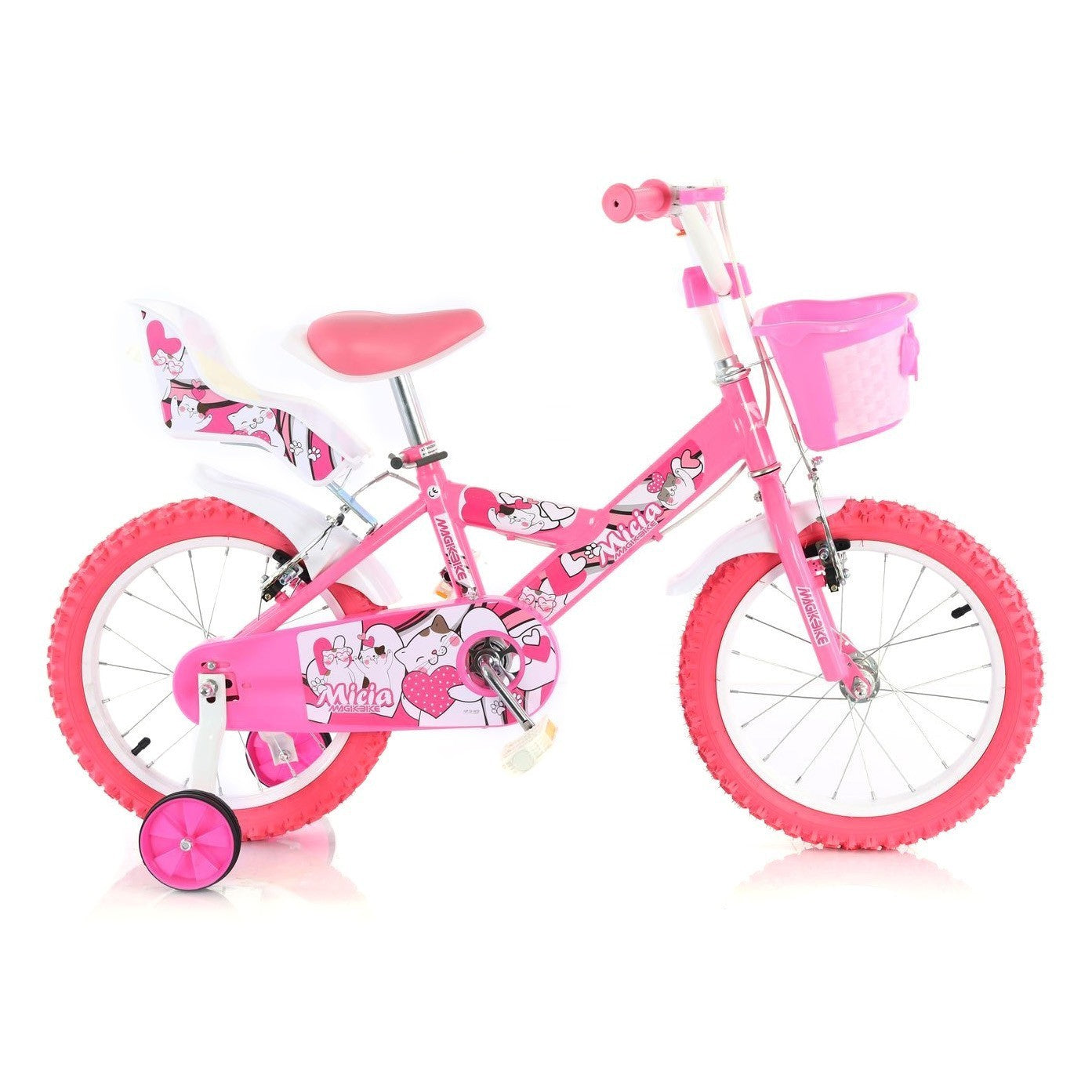 Vélo pour enfants Magic Taille 12" MICIA Line Age 3-5 ans roues de support