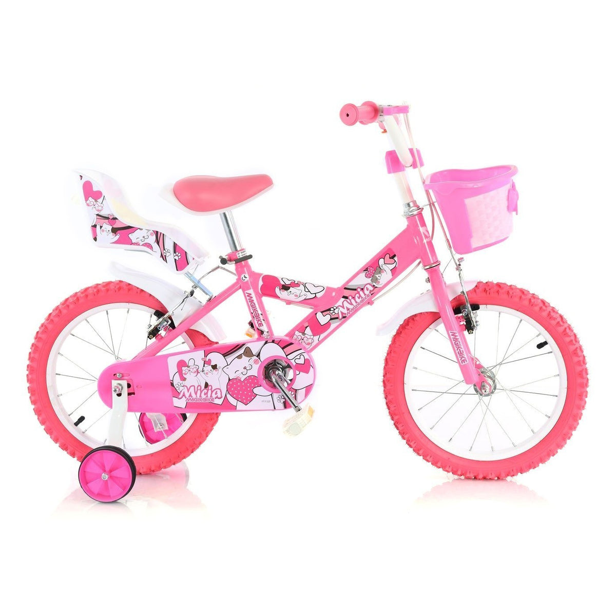 Vélo pour enfants Magic Taille 12" MICIA Line Age 3-5 ans roues de support