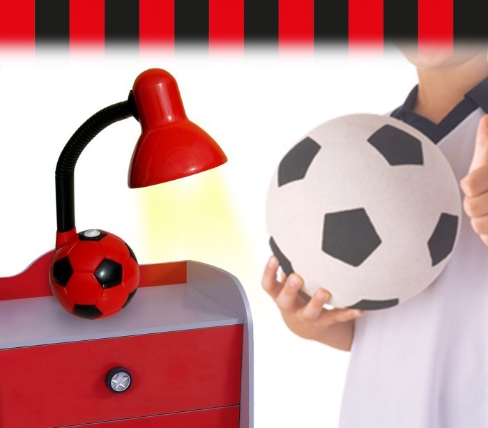 Lampe de bureau enfant pour les garçons et les filles -modèle ballon de football