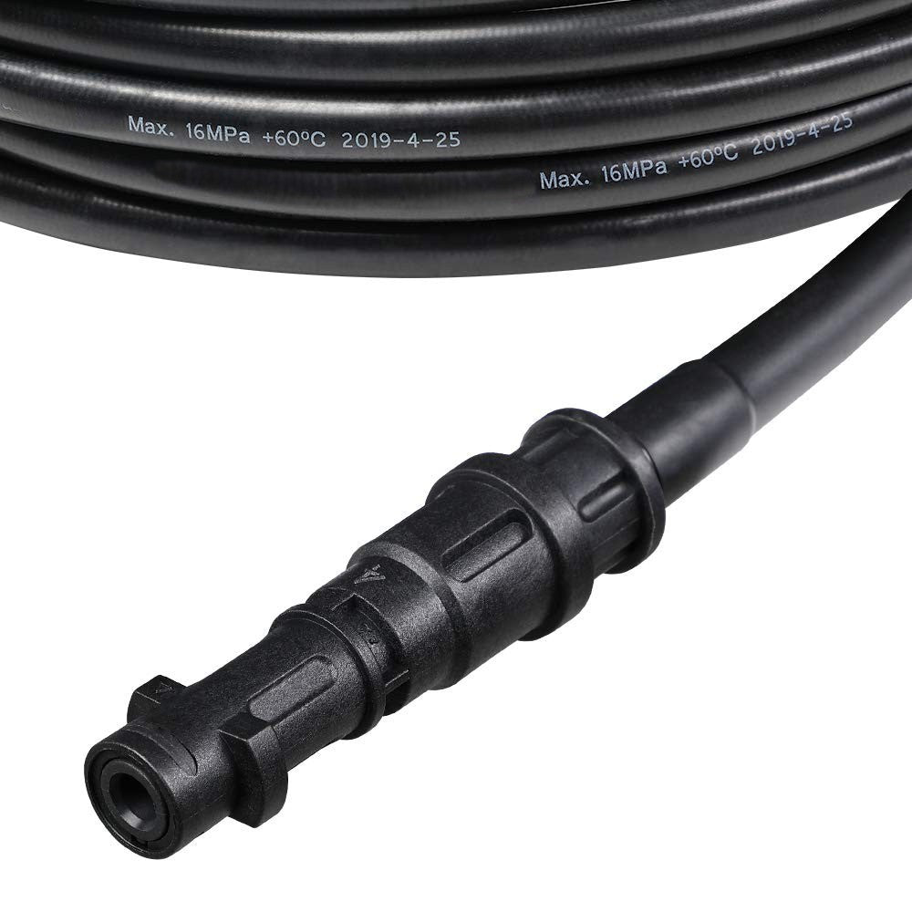 Mini sonde de purge 15m déboucheur haute pression et 4 adaptateurs anti-pliure