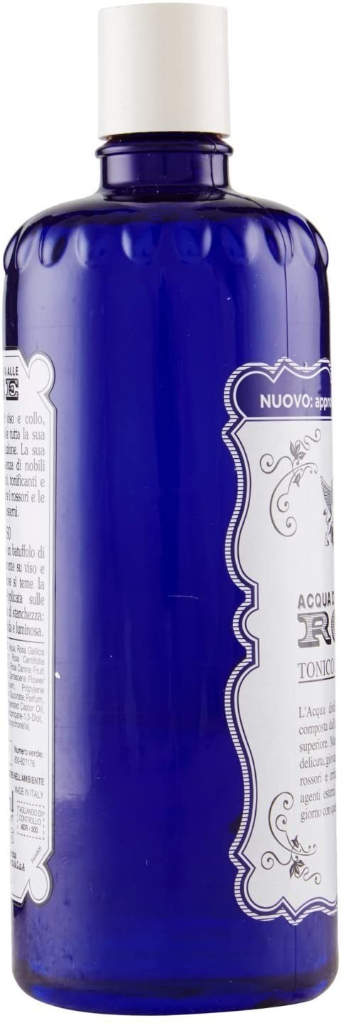 Le toner rafraîchissant à l'eau de rose 300 ml garde la peau jeune et souple