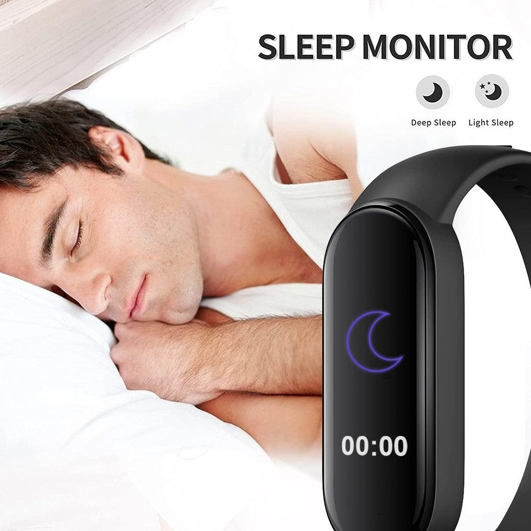 Bracelet Intelligent M6 Fitness Fonctions et Notifications Smartwatch 0.96"