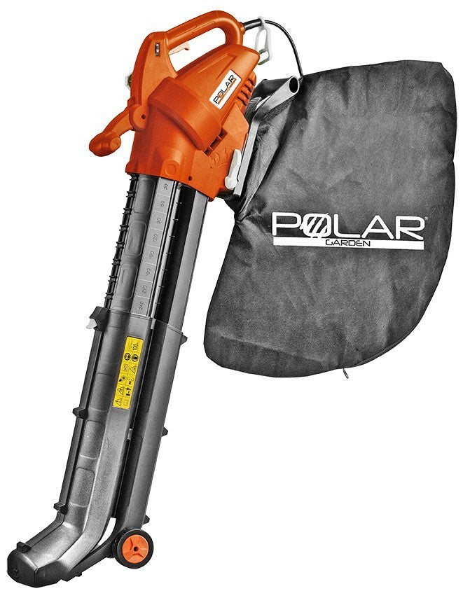 Broyeur à feuilles électrique KRAFTROYAL 2800W et aspirateur avec sac