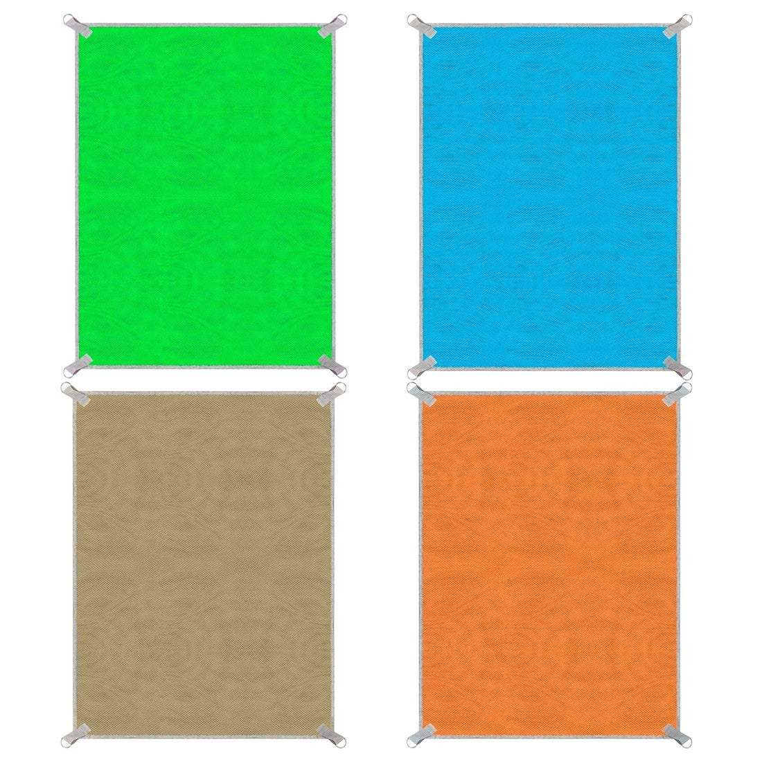 589236 Serviette de plage coupe-sable et coupe-vent 150x200cm avec pinces