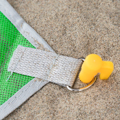 589236 Serviette de plage coupe-sable et coupe-vent 150x200cm avec pinces