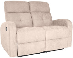 Canapé 2 places RECLINER repose-pieds et dossier inclinable 130x77x64H