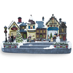 Village de Noël 361016 Carrousel avec Lumières, Sons et Mouvement 38x15x20