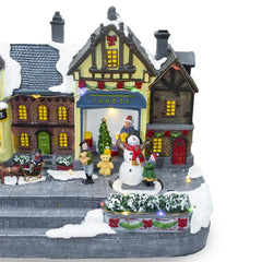 Village de Noël 361016 Carrousel avec Lumières, Sons et Mouvement 38x15x20