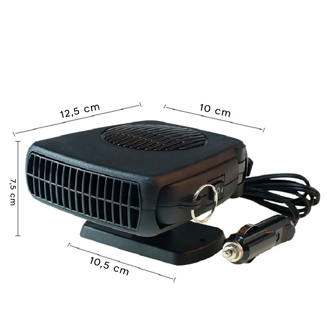 Dégivreur de chauffage de voiture portable Prise allume-cigare 12 V