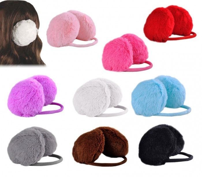 Cache-oreilles en peluche pour enfant - en plusieurs couleurs -Mode Hiver