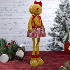 Décoration Femme pain d'épice 60cm 301103 Décoration de Noël avec lumières