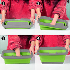 Panier polyvalent pliable avec poignées 605805 récipient économiseur 9 litres
