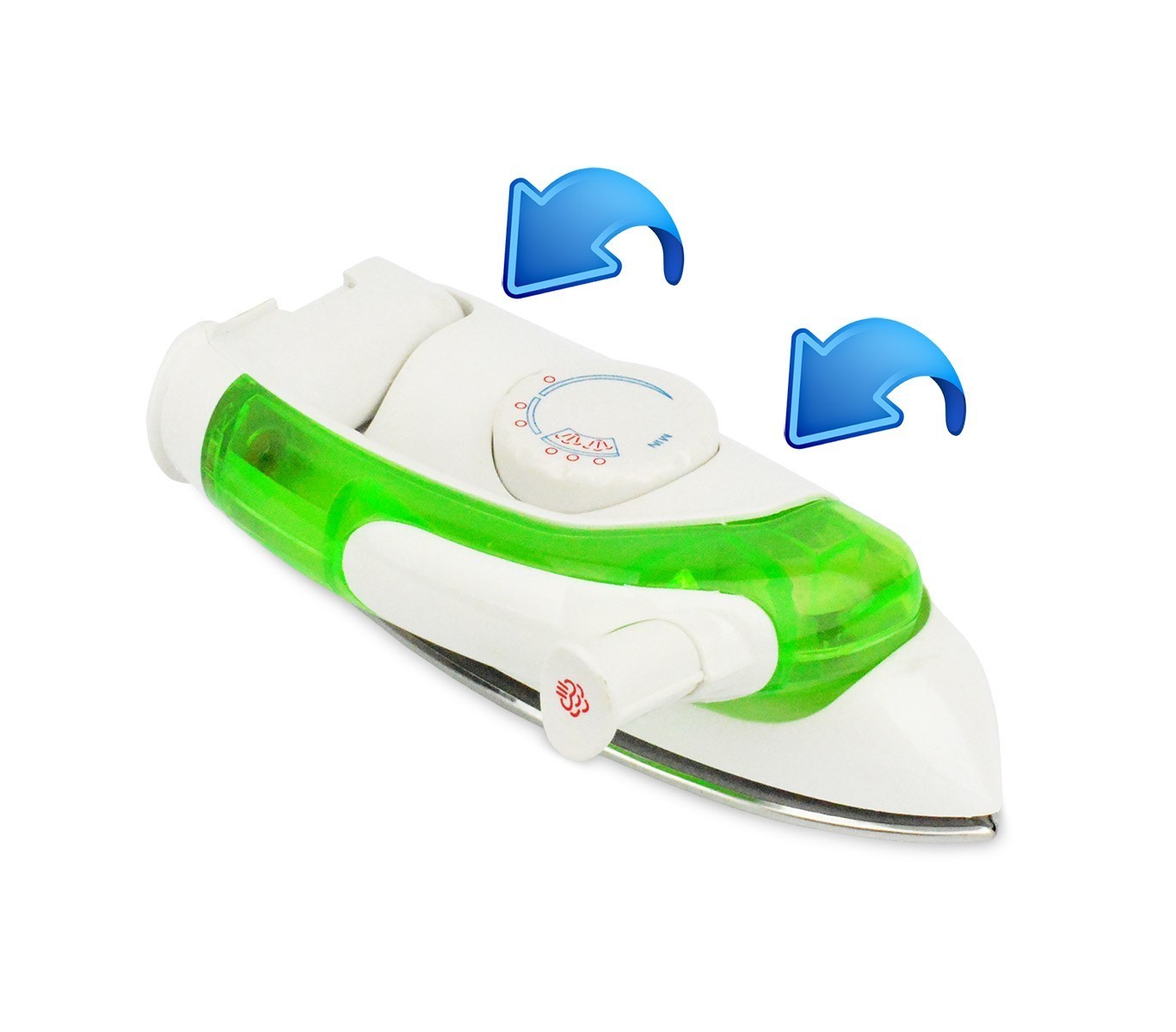 832000 - Fer à repasser de voyage pliable 750W Elettro GT portatif 15 ML