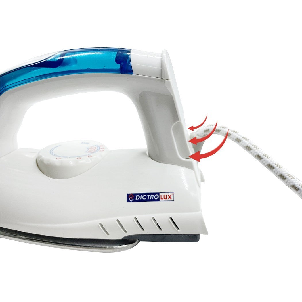 832000 - Fer à repasser de voyage pliable 750W Elettro GT portatif 15 ML