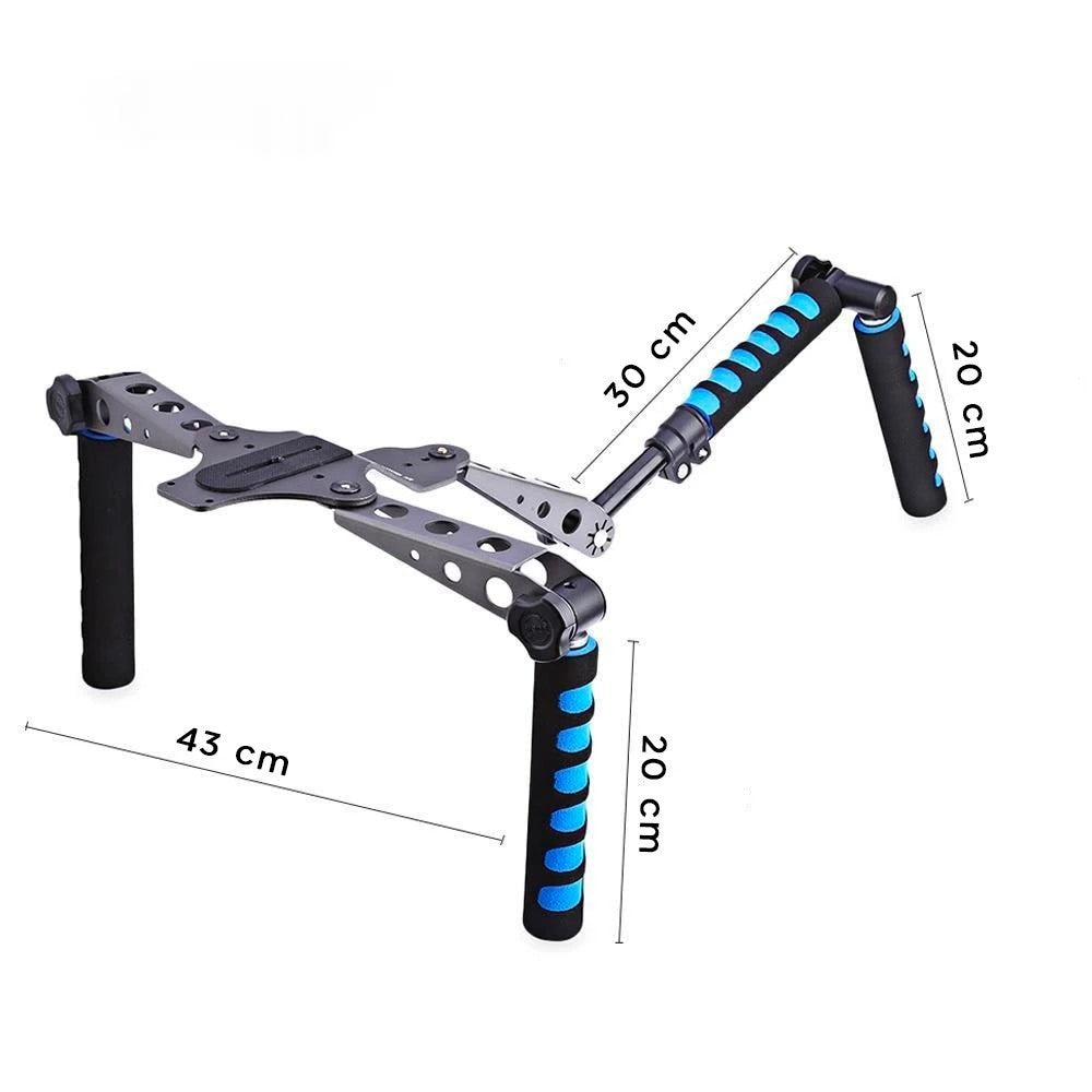 Stabilisateur de caméra professionnel pour caméra avec support d'épaule