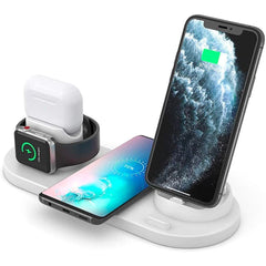 Chargeur sans fil 992047 Station de charge 6 en 1 pour smartphones