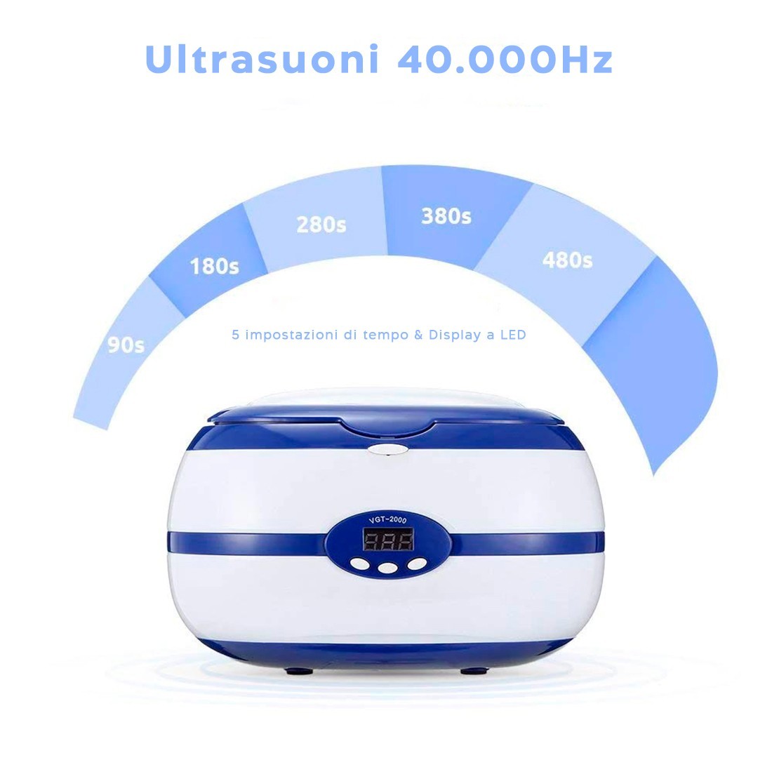 Stérilisateur ultrasons pour coiffeuse esthéticienne professionnel - digital