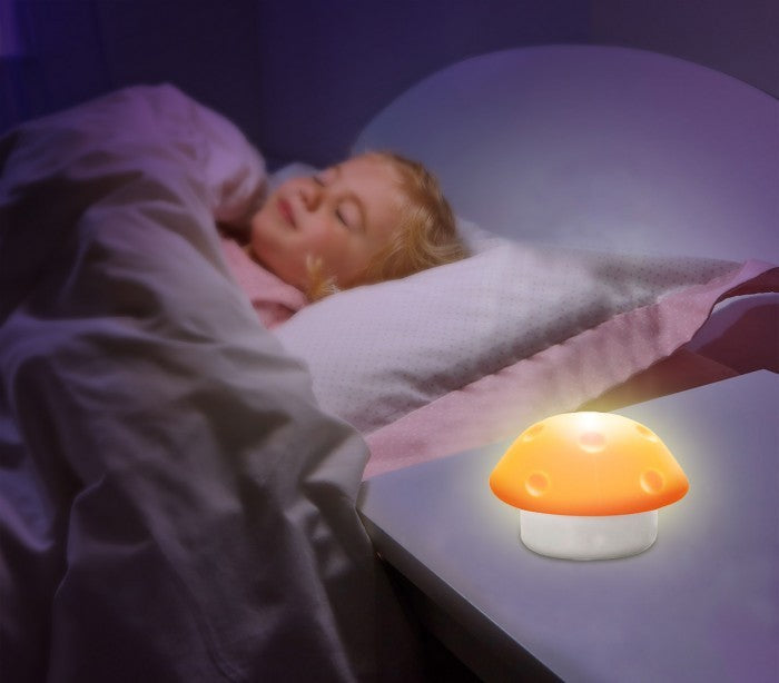 Lampe de nuit - en silicone - 3 LED - en forme de champignon pour enfant  