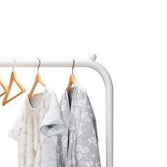 210962 Portemanteau multifonction à double tringle avec étagère de rangement