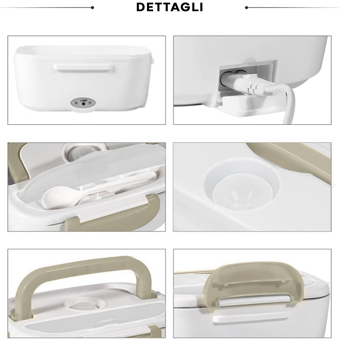 Réchauffeur électrique 820442 Lunch box portable 40W avec compartiments