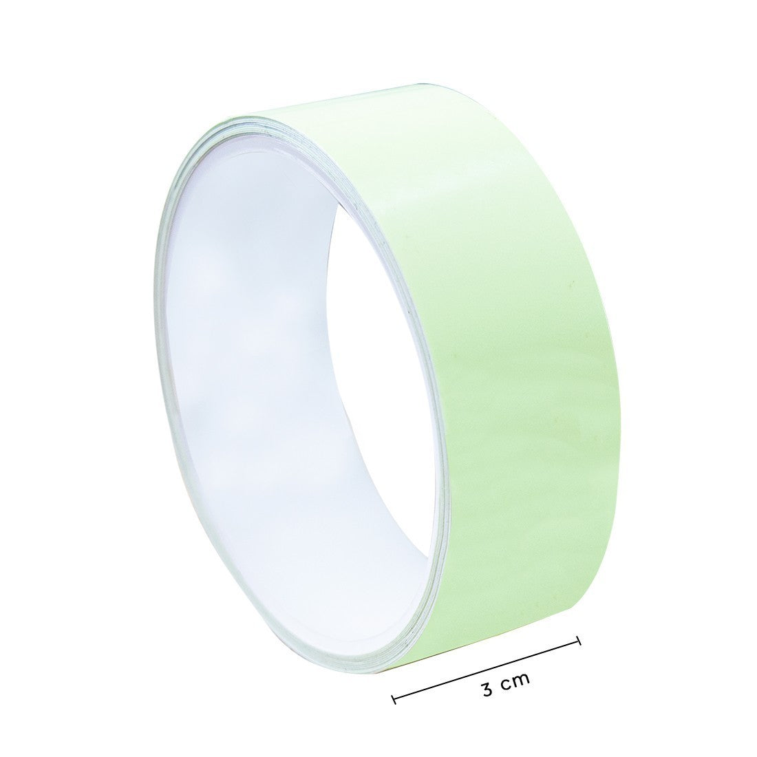 Le ruban lumineux brille dans le noir 3cmx3mt 00129 Adhésif vert fluorescent