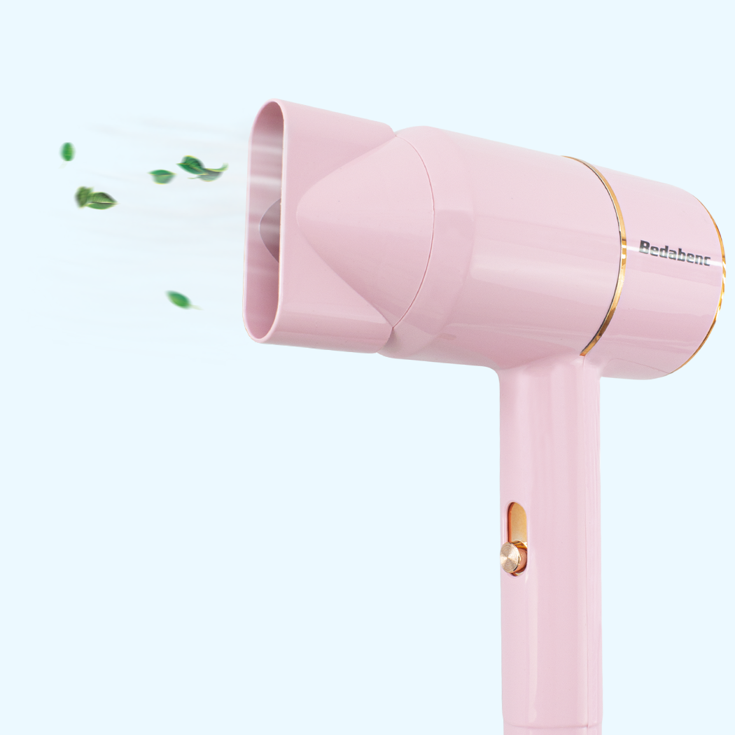 Mini Sèche Cheveux Voyage 1000W 12x20 cm Silencieux Phon 3 Températures
