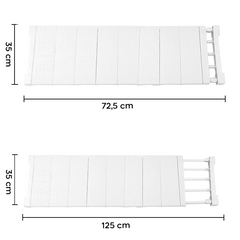 Étagère extensible pour armoires 35x72,5 cm étagère télescopique pour meubles