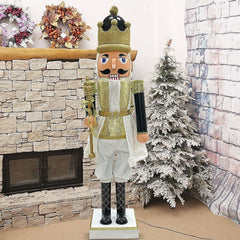 Casse-noisette soldat 392082 soldat noir 160Hcm avec lumières, sons et mouvement