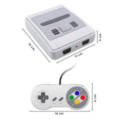 Super Mini SFC 496060 Console de jeu vidéo rétro pour 2 joueurs avec 620 jeux