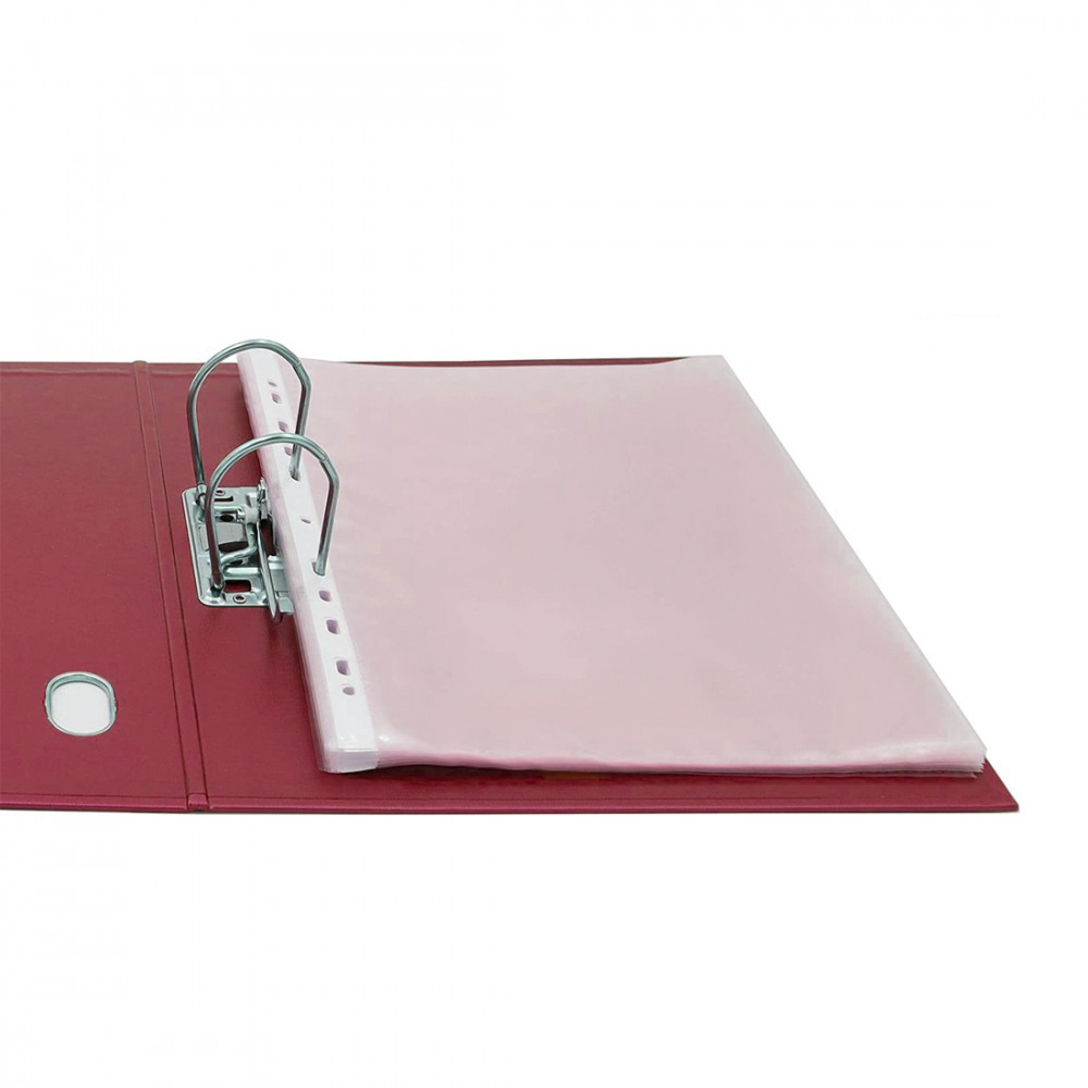 Paquet de 300 enveloppes transparentes perforées brillantes universelles 22x30cm