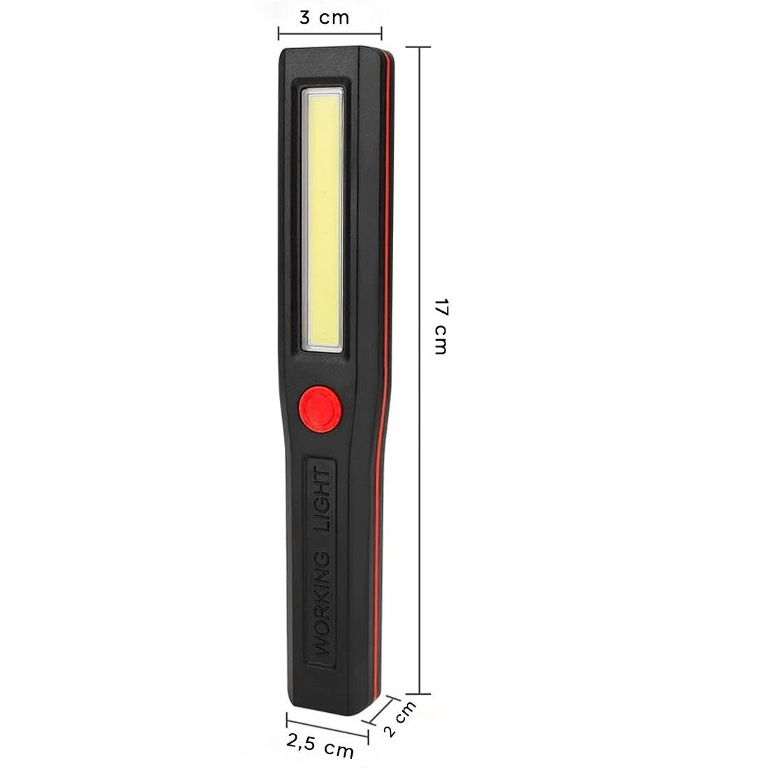 Mini lanterne de camping COB Lampe LED Lampe de secours avec aimant