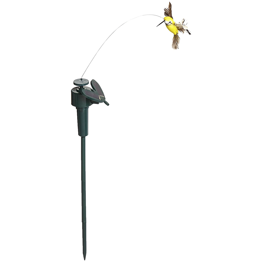 Colibri électrique avec décoration d'ornement cour de jardin de panneau solaire