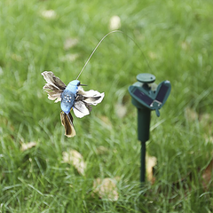 Colibri électrique avec décoration d'ornement cour de jardin de panneau solaire
