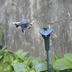 Colibri électrique avec décoration d'ornement cour de jardin de panneau solaire