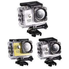 Action cam Full HD 1080P caméra de sport sous-marine jusqu'à 30 mt avec Kit