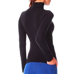 VKA22  Sous-pulls col roulé thermique avec doublure polaire MYRIAM