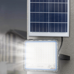 Phare LED panneau solaire lampe 300W 79300 crépuscule avec télécommande IP66